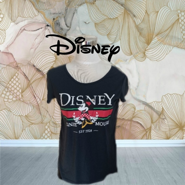 Disney Montego Красивая летняя женская футболка т. синяя М, numer zdjęcia 3