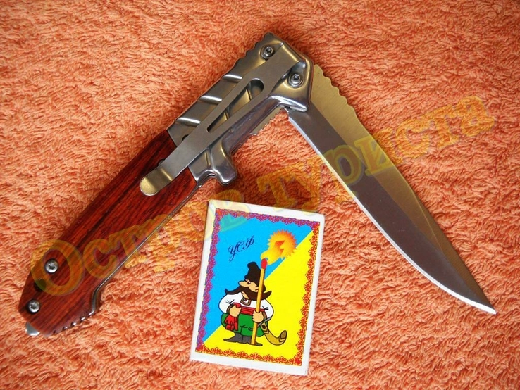 Нож складной тактический Browning FA58 бита клипса 22.5см, фото №5