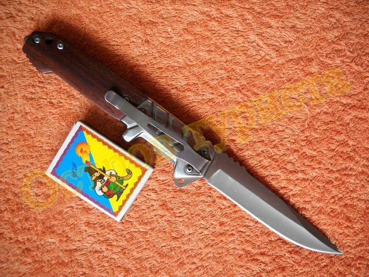 Нож складной полуавтоматический Browning FA58 бита клипса 22.5см, numer zdjęcia 5