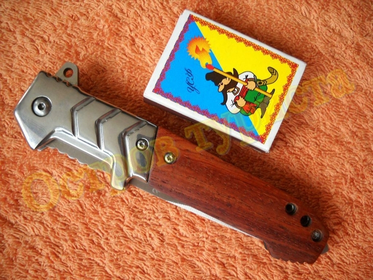 Нож складной полуавтоматический Browning FA58 бита клипса 22.5см, numer zdjęcia 8