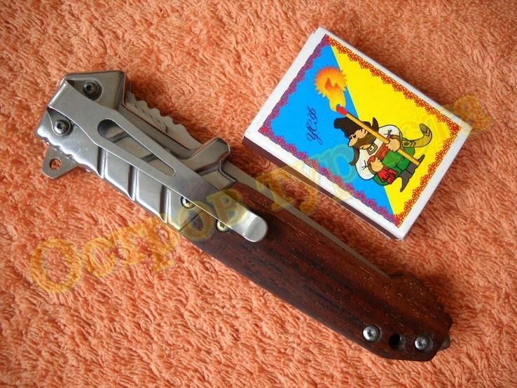 Нож складной полуавтоматический Browning FA58 бита клипса 22.5см, numer zdjęcia 10