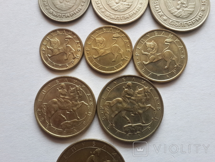 Болгария: 1, 2, 5, 10, 20, 50 стотинок, 1, 2, 5, 10 лев, фото №6