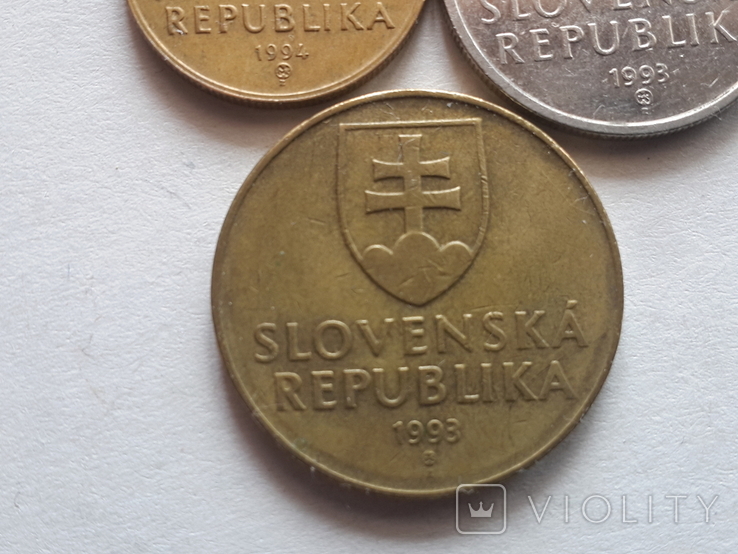 Словакия: 20 геллеров, 1, 5, 10 крон, фото №9