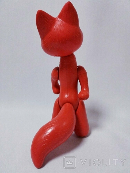 Игрушка кукла Ссср целлулоид на резинках лиса лисица лисичка цена клеймо, photo number 9