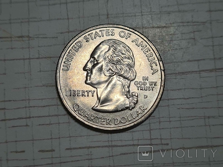 США 25 центов Орегон, фото №2