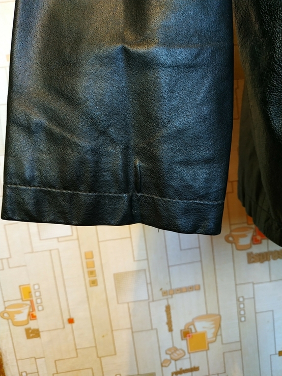 Куртка кожаная без утеплителя SF натуральная кожа р-р 52 (состояние!), фото №6