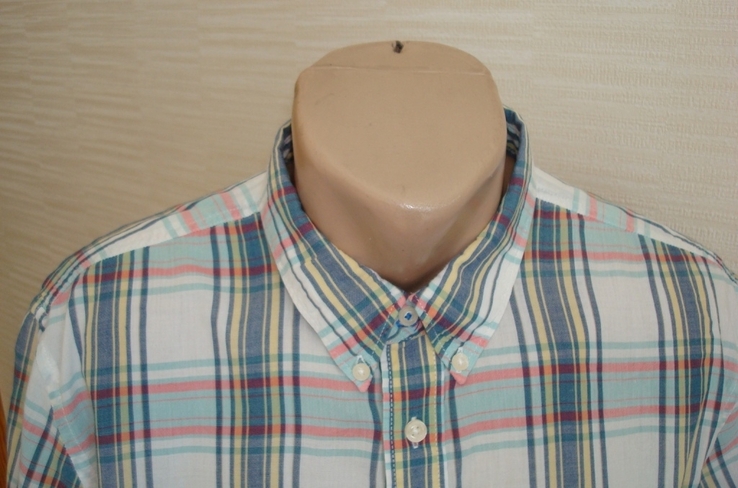 Lee оригинальная легкая мужская рубашка короткий рукав xl/l, photo number 4