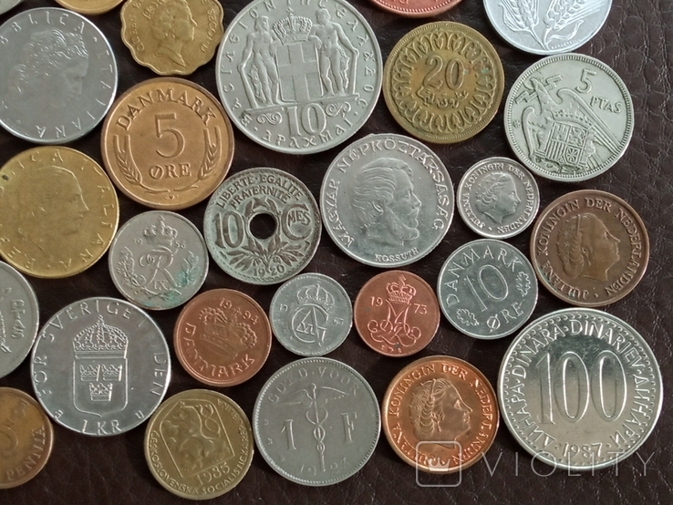 Монети країн світу 50 шт. 2, фото №5