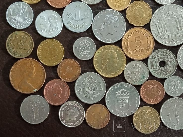 Монети країн світу 50 шт. 2, фото №6