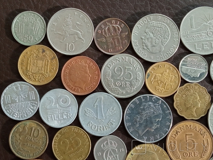 Монети країн світу 50 шт. 2, фото №7