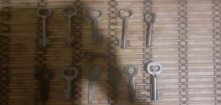 Collection of keys 12pcs., photo number 3