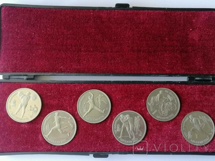 Олимпиада Барселона 1991 года , 6 монет