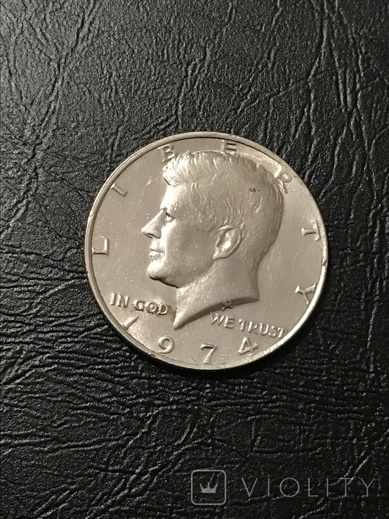 50 центов США 1974 Р, фото №2