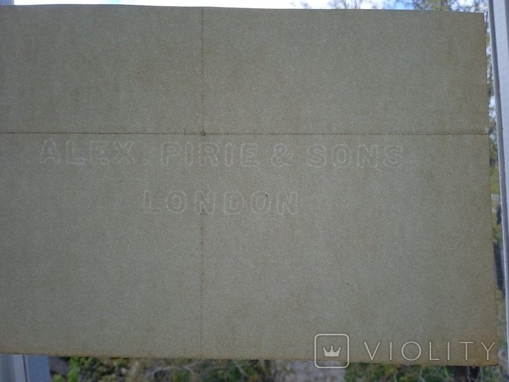 Аркуш для офіційного листування Alex Pirie London до 1939 року, фото №5