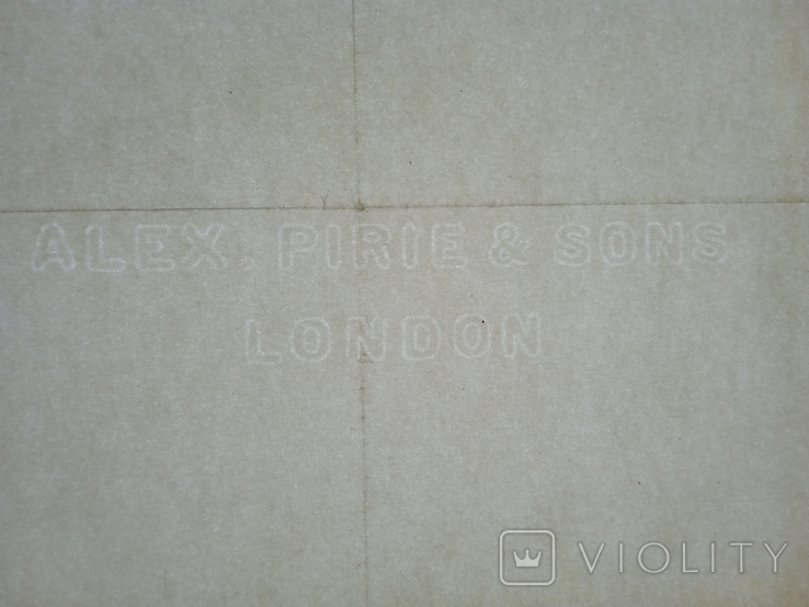 Аркуш для офіційного листування Alex Pirie London до 1939 року, фото №8