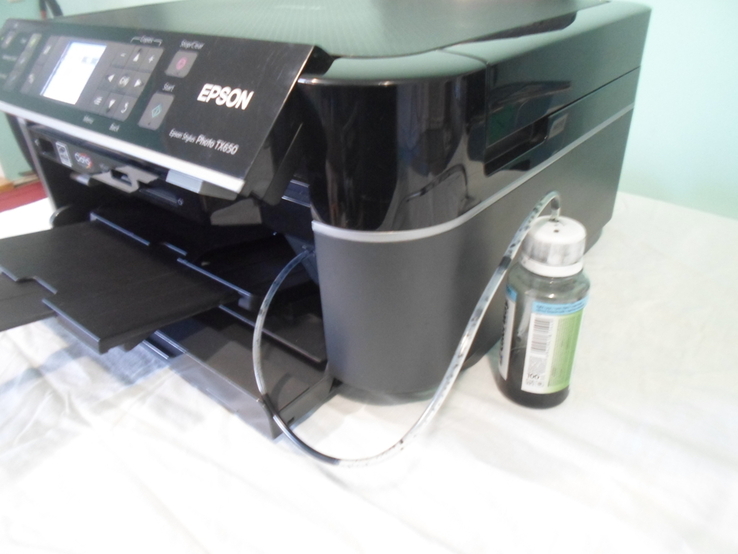 Фотопринтер/МФУ цветной струйный Epson Stylus Photo TX650 с ПЗК, печать CD/DVD, photo number 5