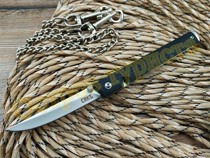  Нож складной CRKT CEO 7096 Джентльмен флиппер (replica), photo number 3