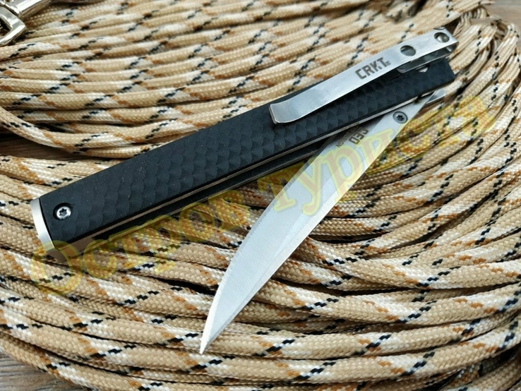  Нож складной CRKT CEO 7096 Джентльмен флиппер (replica), фото №5