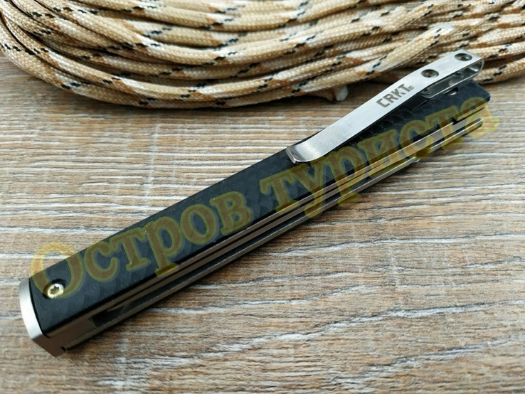  Нож складной CRKT CEO 7096 Джентльмен флиппер (replica), photo number 11