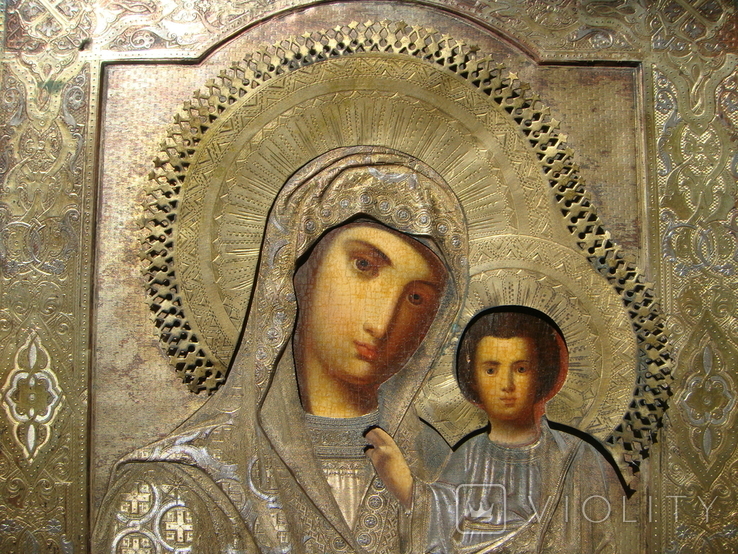 Икона Богородица Казанская, фото №6