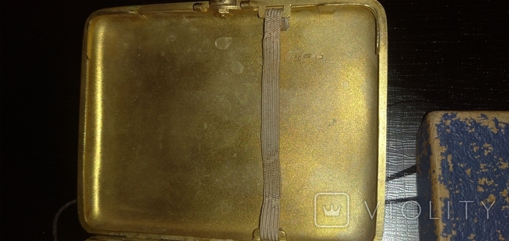 Портсигар з срібла в рідній коробці, фото №5
