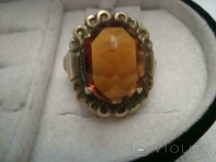 Pierścień vintage pierścień mosiężny nr 183, numer zdjęcia 4