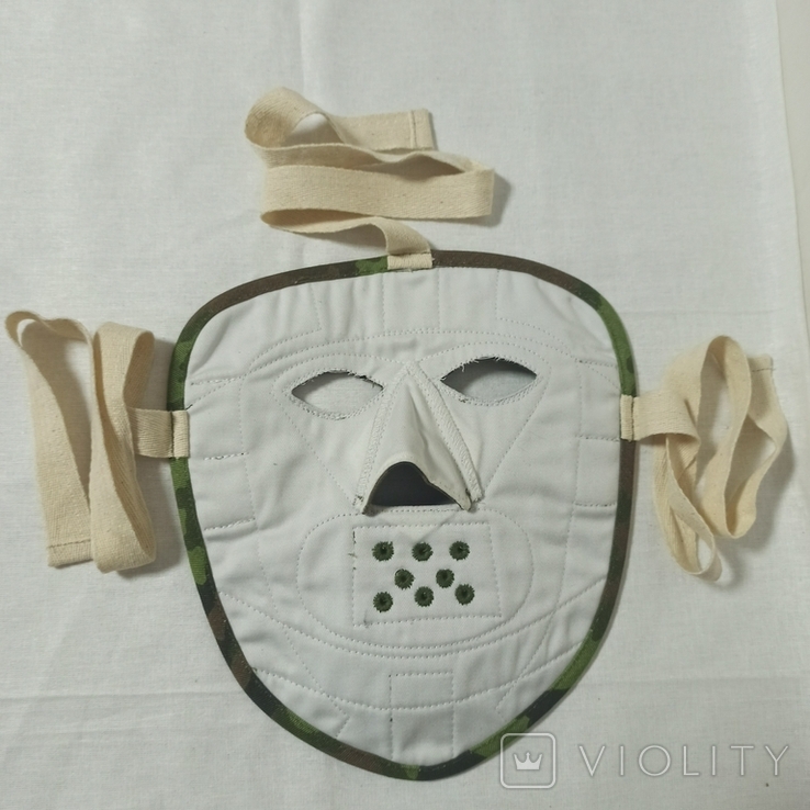 Лицевая маска SS-Fleckengetarnten Gesichtsmasken "дуб", реплика., фото №10