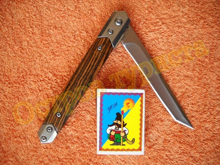 Нож складной Флиппер M390 танто с чехлом, фото №7