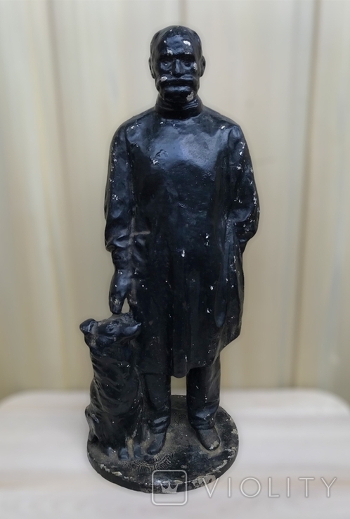 Скульптура Академик Павлов с собакой, photo number 2