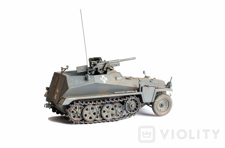 Sd.Kfz. 250\10 w\3.7cm Pak модель в 35м масштабе, фото №2