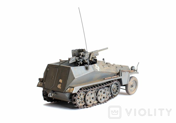 Sd.Kfz. 250\10 w\3.7cm Pak модель в 35м масштабе, фото №4