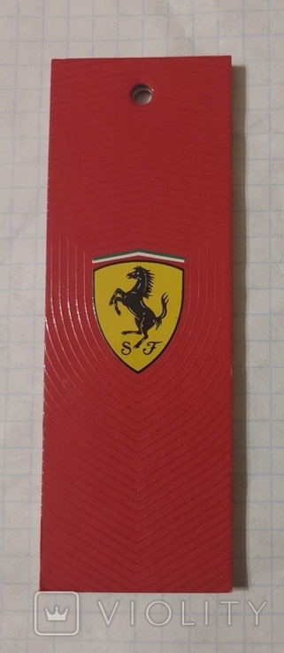 Бирка от вещей Феррари Scuderia Ferrari Italy Италия 2019 год