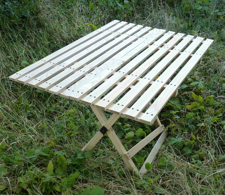 Дерев'яний розкладний стіл (1,00 х 0,75 м) 1089100, фото №3