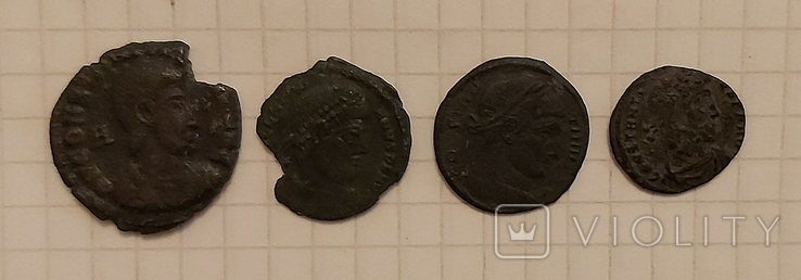 Римские монеты Константин 355-360 гг 4 монеты одним лотом, фото №2