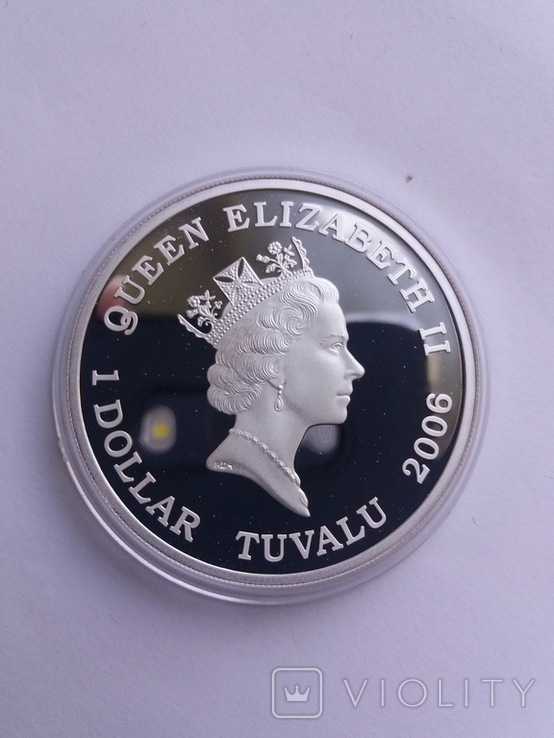 1 DOLLAR TUVALU 2006, фото №3