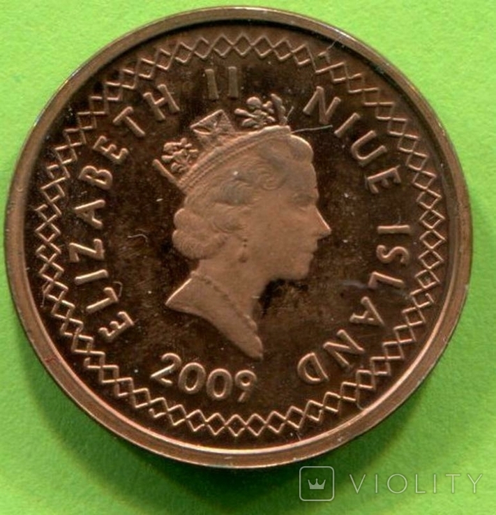 Ниуэ 5 центов 2009, фото №3