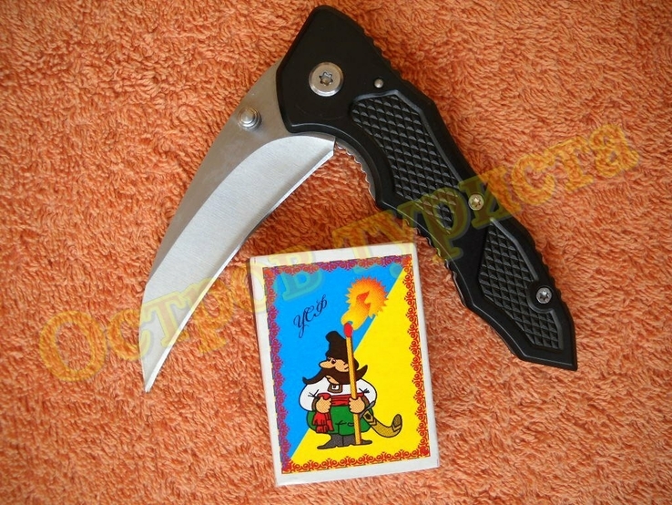 Складной нож Коготь с клипсой 17 см, фото №4