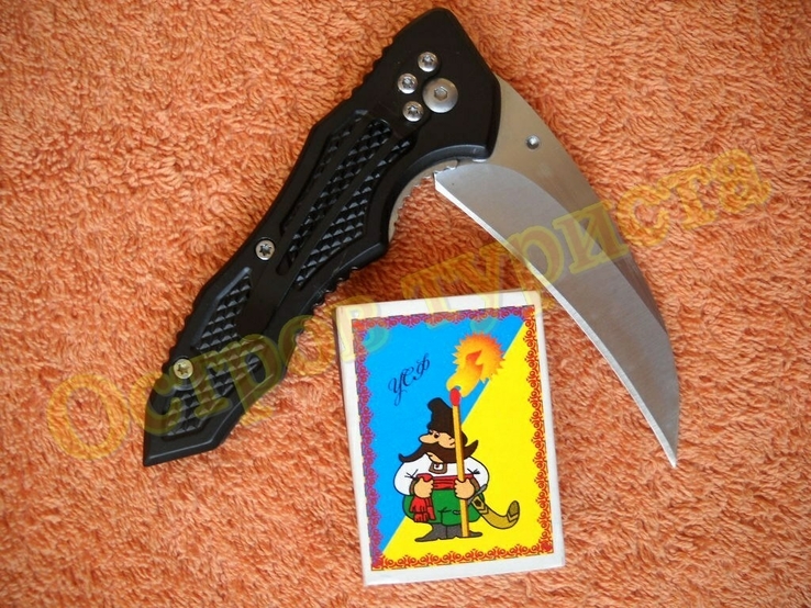 Складной нож Коготь с клипсой 17 см, photo number 5