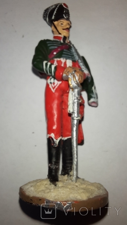 Офицер Гусарского полка в парадной форме согласно регламенту, 1812 г.( на реставрацию)