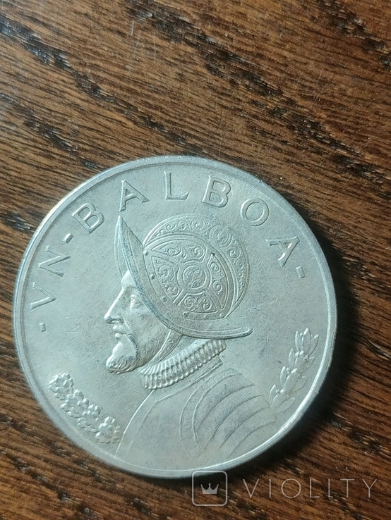 1 Бальбоа 1947 Панама. Срібло