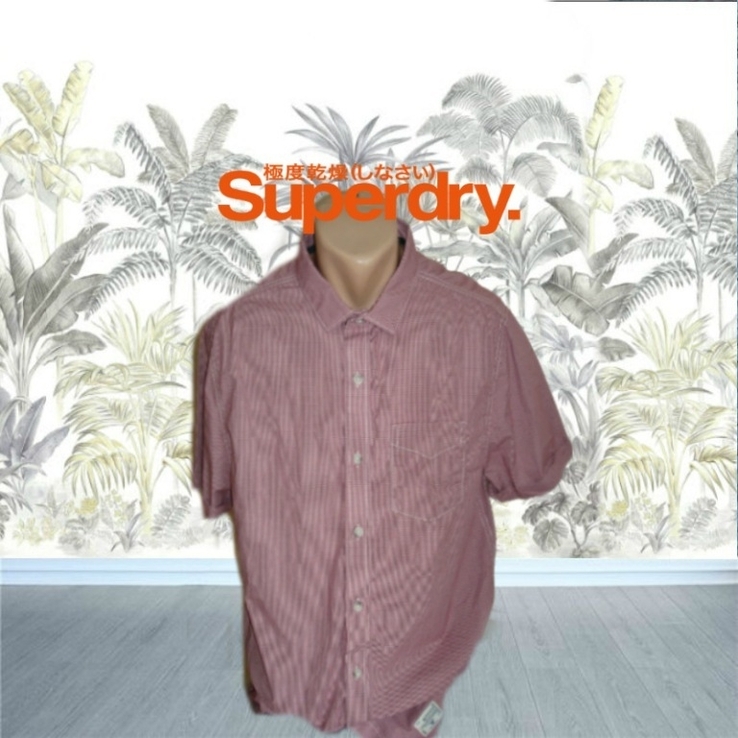 SuperDry оригинал мужская рубашка короткий рукав, фото №2