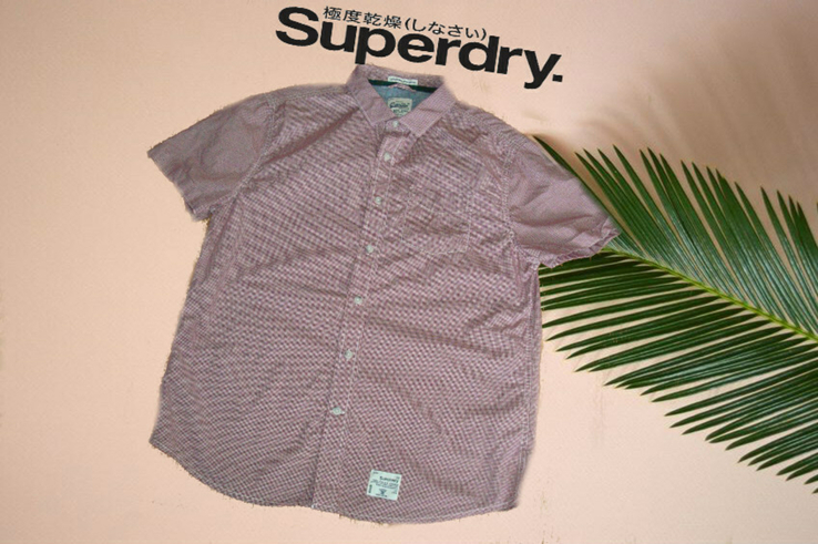 SuperDry оригинал мужская рубашка короткий рукав, photo number 3