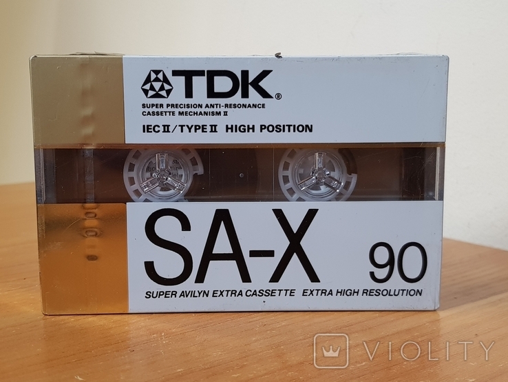 Аудиокассета TDK SA-X 90 новая