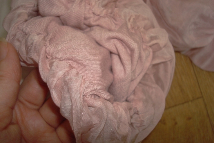 Итальянская шелковая красивая женская блузка градиент 46-48, фото №9