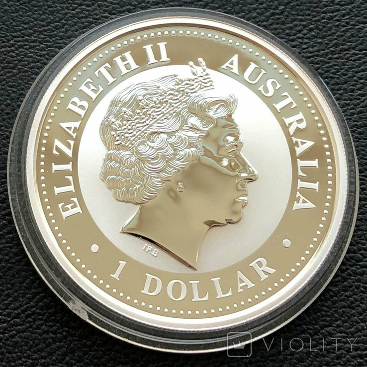 1 доллар 2006 года. Год Собаки. Австралия 1 oz, фото №4