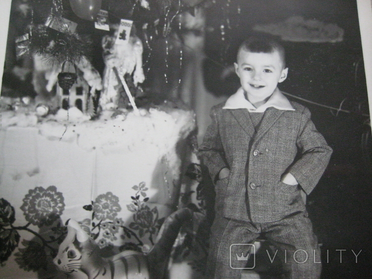 Празднование Нового Года (комплект из 2-х фото) СССР 60-е года ХХ века., фото №13