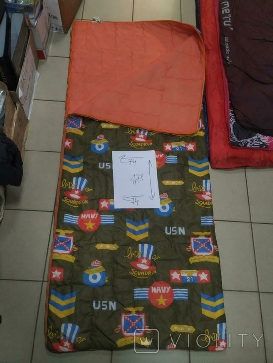 Спальный мешок военный флот детский