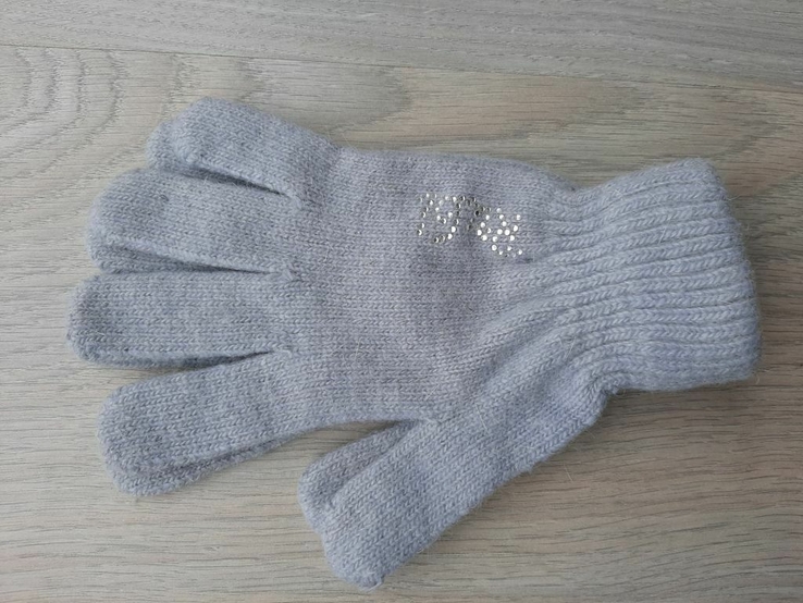 Детские зимние шерстяные перчатки Хорошее качество Длина 15,4 см Ширина 7,4 см Длина 15, фото №3