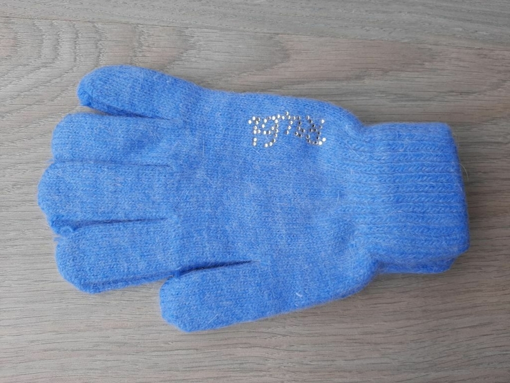 Детские зимние шерстяные перчатки Хорошее качество Длина 15,4 см Ширина 7,4 см Длина 15, фото №7