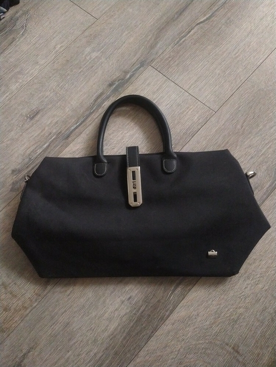 Czarna torebka damska la bagagerie, oryginalna, numer zdjęcia 2